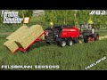 Baling 138 hay bales | Animals on Felsbrunn Seasons | Farming Simulator 19 | Episode 82