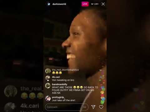 Lil durk vs king von playing basketball MUST WATCH this funny asl