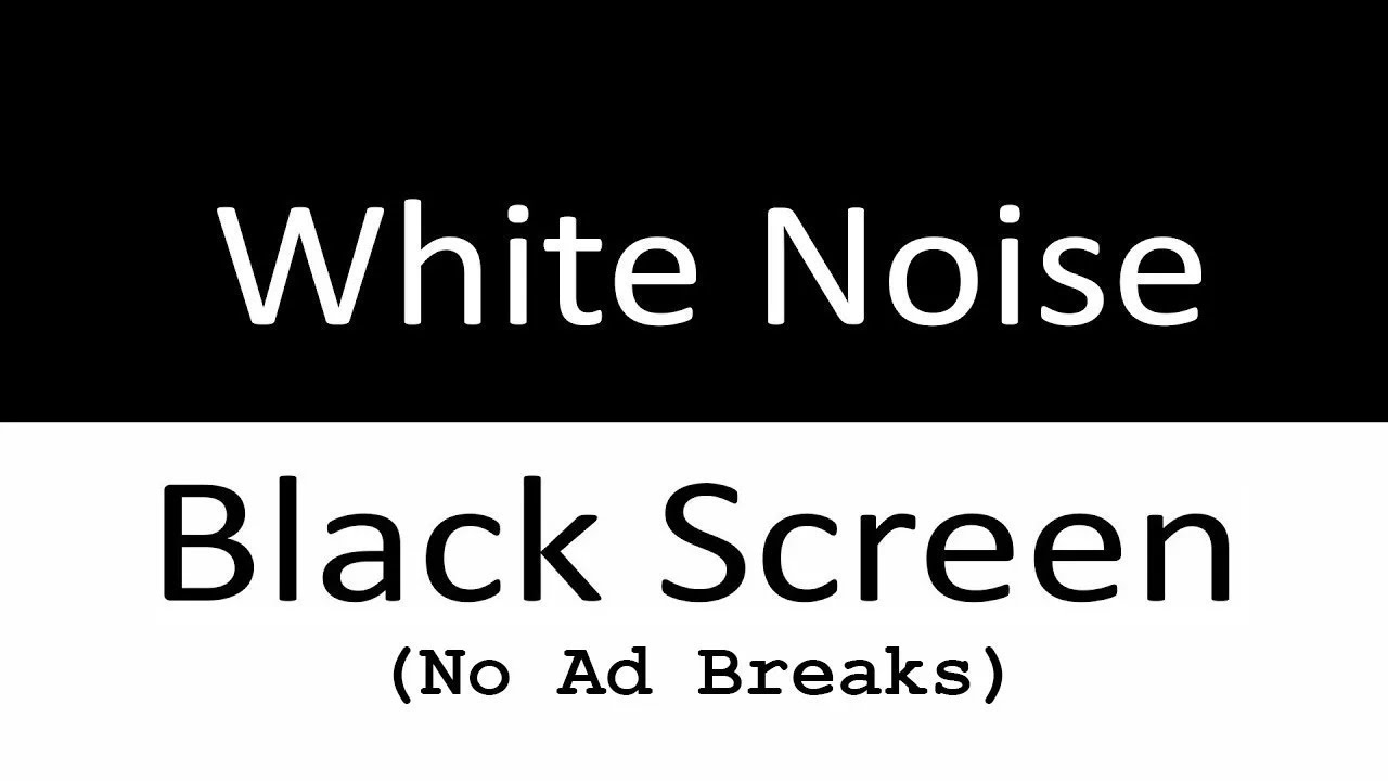 White Noise Black Screen No Ads | White Noise to Sleep Fast, Stay Focused and Relax