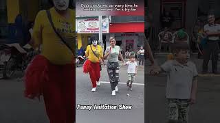 Clown Copies Pedestrians 🤡 | Funny Street Pranks &amp; Laughs #Prank #Clown #Funny #StreetPranks
