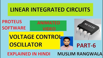 VCO | Voltage Controlled Oscillator | Msbte | Proteus Simulation | Hindi Explanation| IC 555