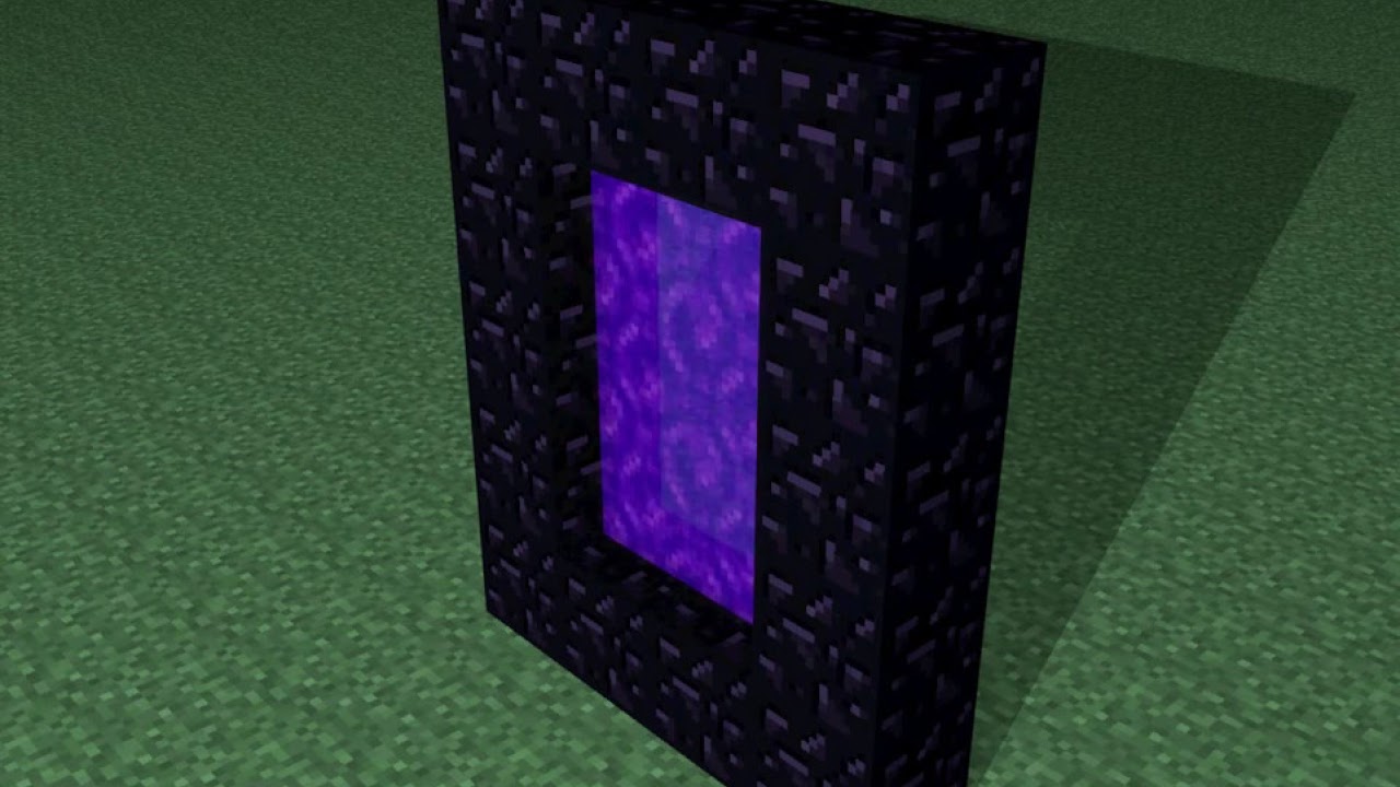 Portail du nether fini YouTube