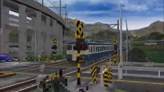 新VRM3★仮想越河駅レイアウト完成No57 115系下り中線発車