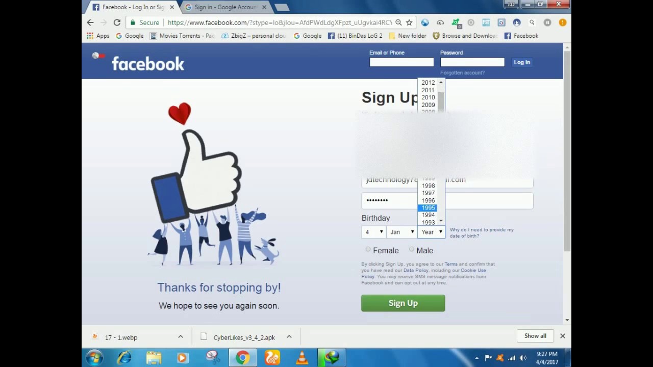 How To Create A New Facebook Account With Gmail New Method 2017 In Urdu 