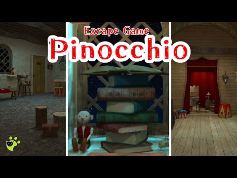 Pinocchio Escape Game ピノキオ Full Walkthrough 脱出ゲーム 攻略 (Nakayubi)