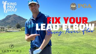 Lead Elbow Position & Body Connection | Golf Instruction | King Pro Golf Coaching