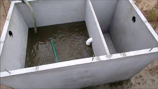 IAPMO WATER TESTING 1200 GAL SEPTIC TANK