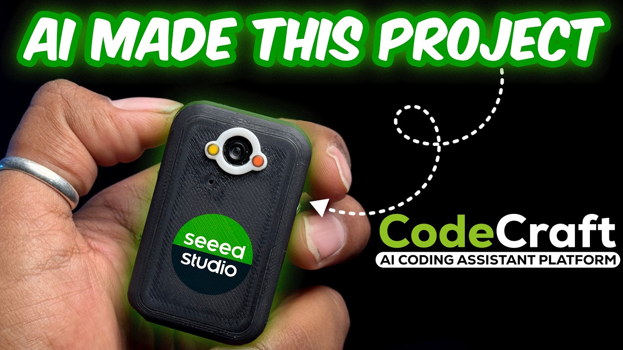 XIAO ESP32S3 Motion Camera + Telegram Alerts — Built 100% by AI (CodeCraft Tutorial)
