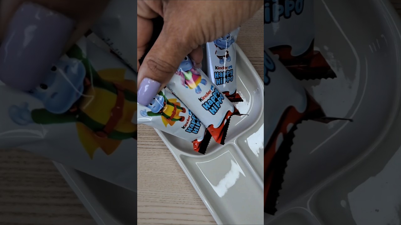 ASMR Kinder Platter 🍬 | Satisfying Chocolate Sounds