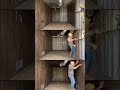 make a bunker inside the cargo with beautiful contents #bunker #shorts