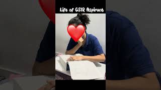 Life of a CSIR NET Aspirant 😭☕ #CSIRNET #LifeScience #AspirantLife #StudyVlog #JRFJourney #csirnet