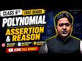 CBSE Class 9 Maths | Polynomials | Assertion and Reason Questions