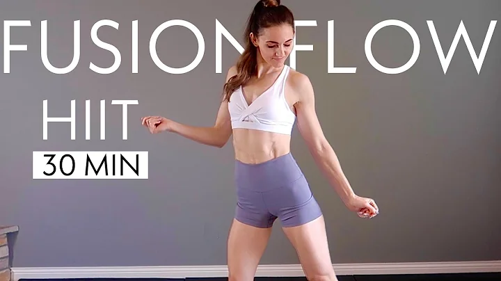 NO REPEATS Low Impact HIIT | Fusion Flow with Music + Beeps