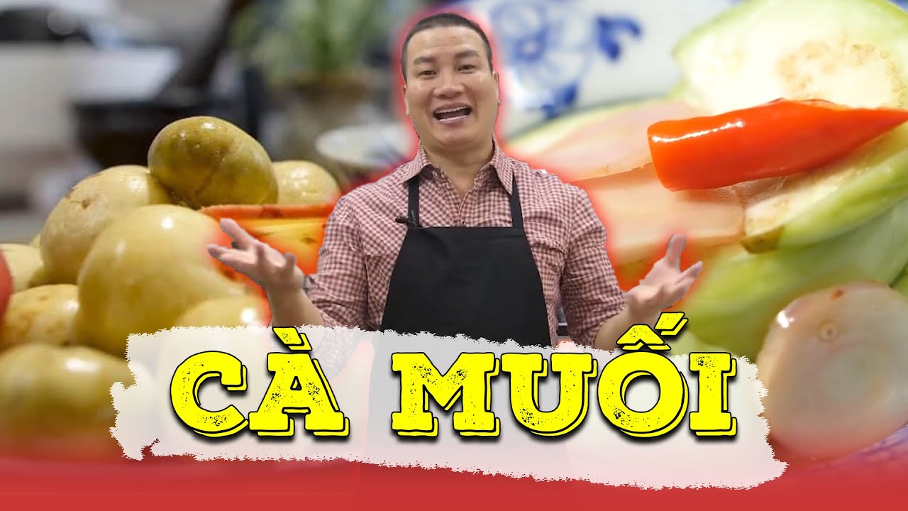 CÀ PHÁO MUỐI NÉN, CÀ BÁT MUỐI XỔI - Ngon khó cưỡng I Cùng Cháu Vào Bếp