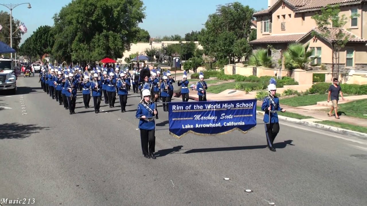 Rim of the World HS -  Royal Scotch Highlanders - 2015 Duarte Route 66 Parade