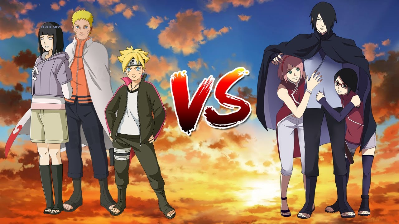 Dublado, Boruto e Sarada Vs Mirai Luta Completa