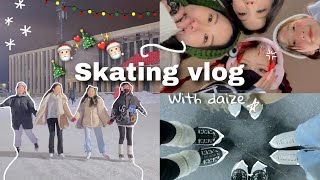 🎄DAIZE VLOG | ice skating⛸️