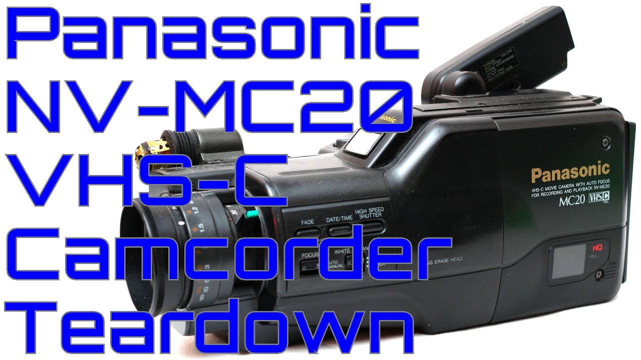 EW0196 - Разборка видеокамеры Panasonic NV-MC20 VHS-C