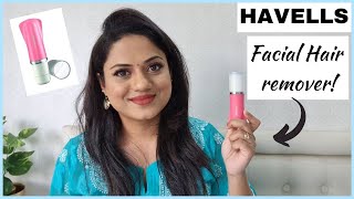 How i remove my Facial Hair with Havells FD5000 Lady Facial Hair Remover Havells Face Shaver screenshot 1