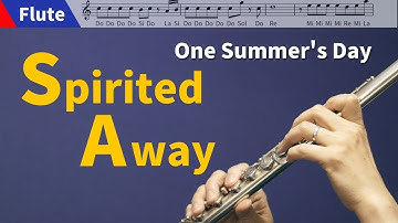 Thumbnail of Flute music | Spirited Away : One Summer's Day | sheet music + piano accompaniment
