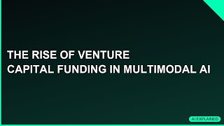 Multimodal AI VC Funding EXPLODES: $30B in 2024