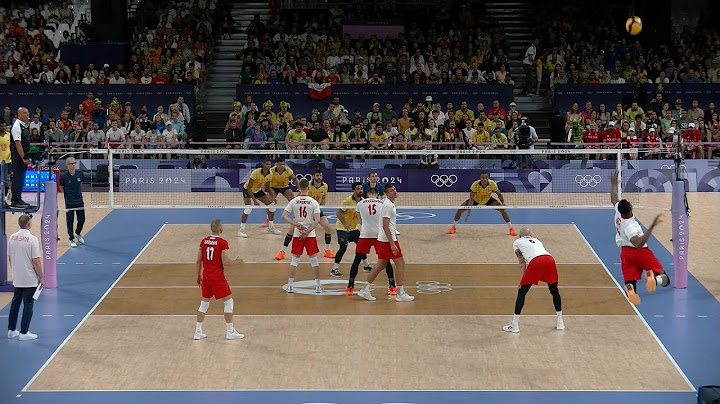 Volleyball Poland Wilfredo Leon Amazing in Poland - Brazil 2024 Paris Olympics