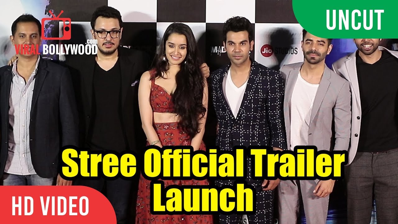 UNCUT - Stree Official Trailer Launch | Rajkummar Rao, Shraddha Kapoor | Dinesh Vijan | Raj & DK