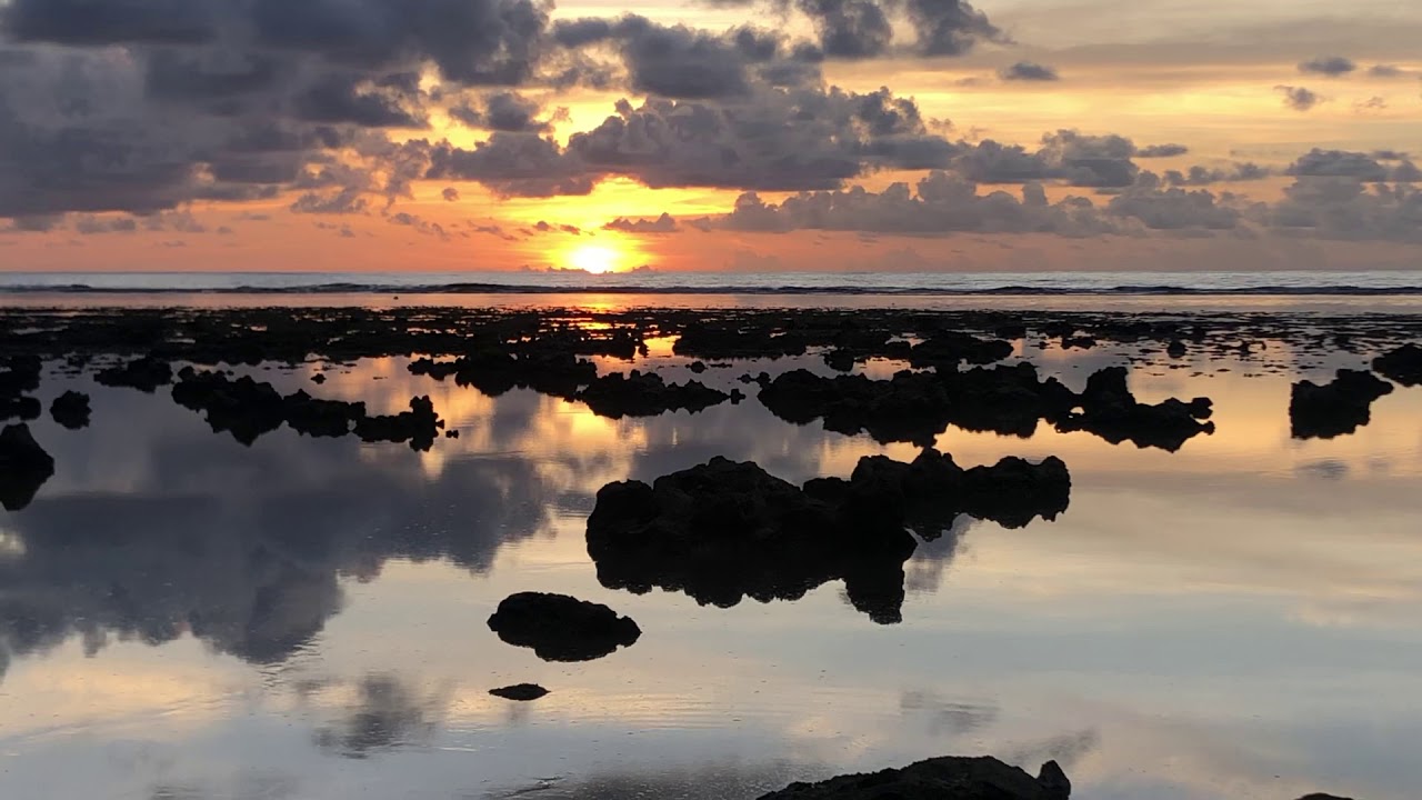Inspiring sunset in Nauru YouTube