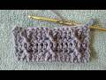 🧞Genie's 🧶TWISTED DOUBLE CROCHET STITCH🧶A TWO ROW REPEAT CROCHET HAT CARDIGAN, BLANKET &amp; BAG PATTERN