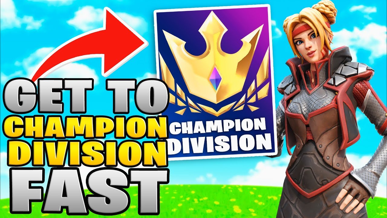 How To Get To Champions Division In Fortnite Chapter 2 Fortnite Arena Mode Tips Youtube
