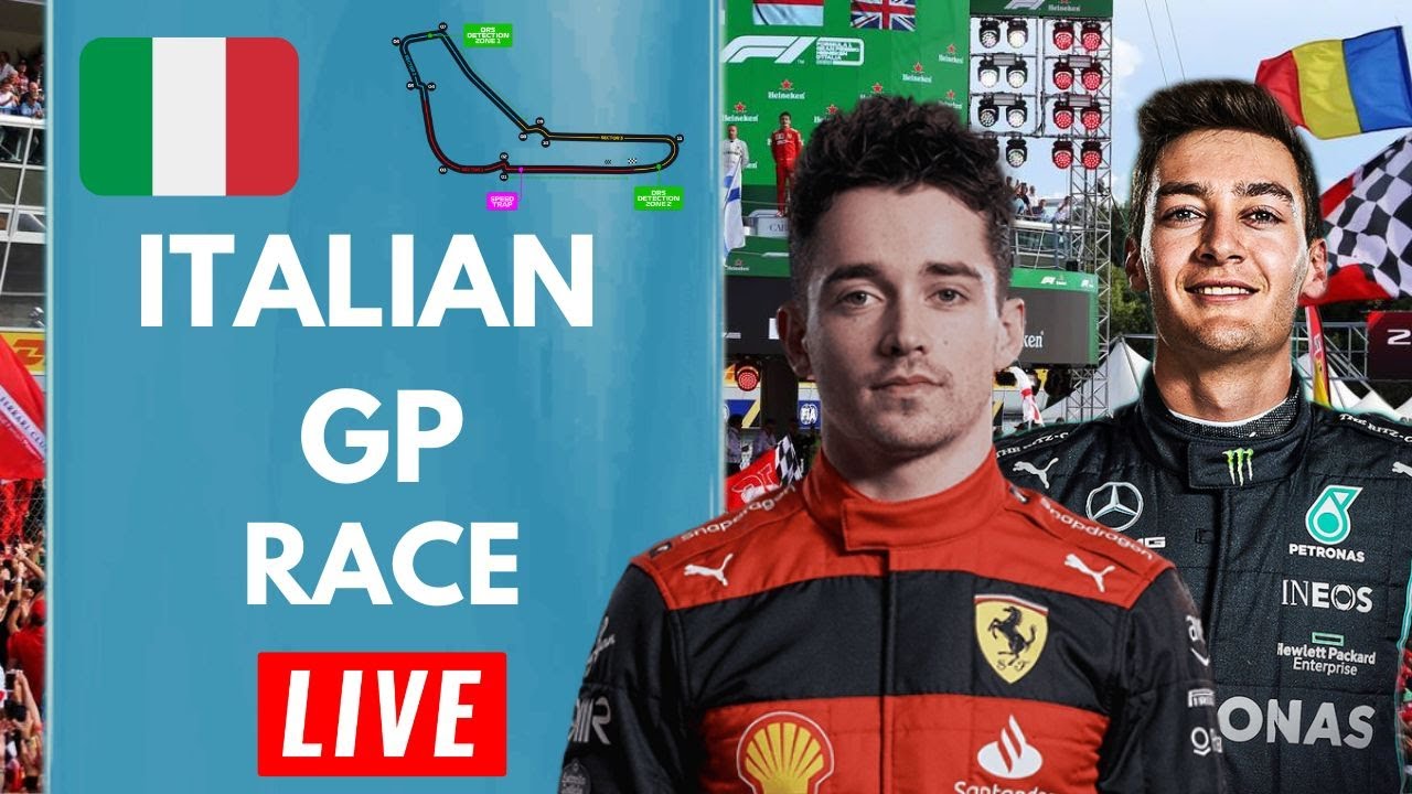 F1 2022 Italian GP Race Formula One Live Stream Watch Along YouTube