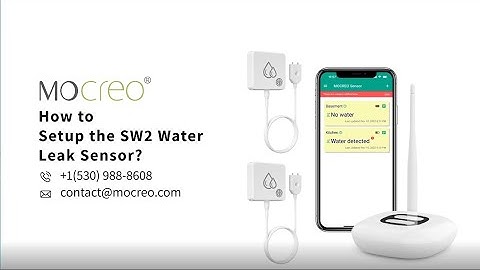 How to Setup SW2 Water Leak Sensors Kit