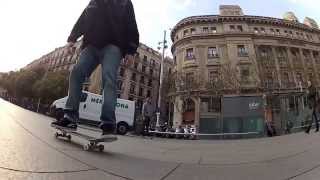 Street cruising with Max Frion Danny Hamard Barcelona 2012
