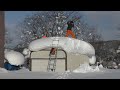 2023年 北海道田舎生活 雪下ろし8🌈 車庫屋根雪下ろし行きます