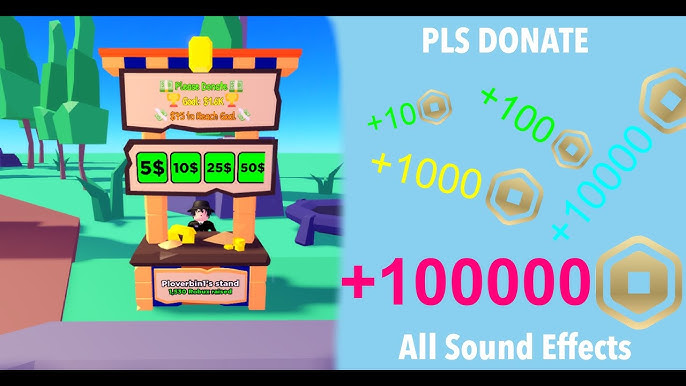 pls donate donation by kaspt Sound Effect - Meme Button - Tuna