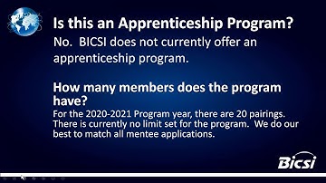 BICSI Mentorship Program