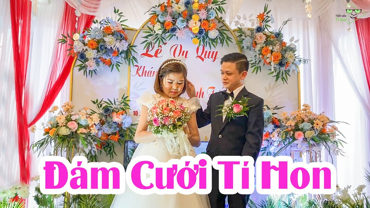 Đám Cưới Cặp Đôi Cô Dâu Chú Rể Cao 1m30 Quen Nhau Qua Mạng | Thầy Giáo Tí Hon