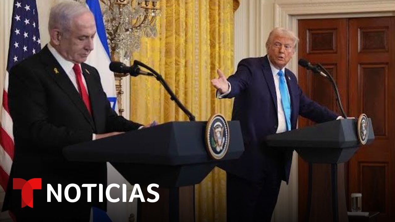 Trump y Netanyahu responden preguntas de la prensa tras una reunión ...