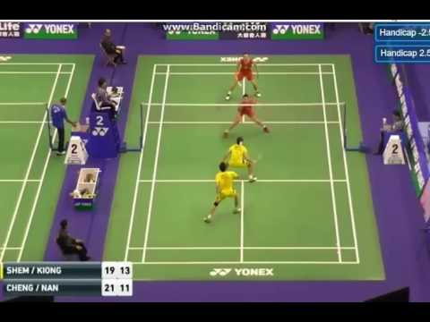 R16 MD - Hongkong Open 2016, Goh V Shem/Tan Wee Kiong VS Zhang Nan/Liu Cheng