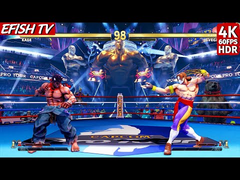 Kage vs Vega (Hardest AI) - Street Fighter V