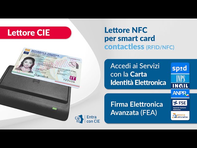 Lettore di Carta Identità Elettronica CIE 3.0 per accesso a INPS