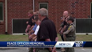 Bulloch County Sheriff's Office honors a fallen deputy