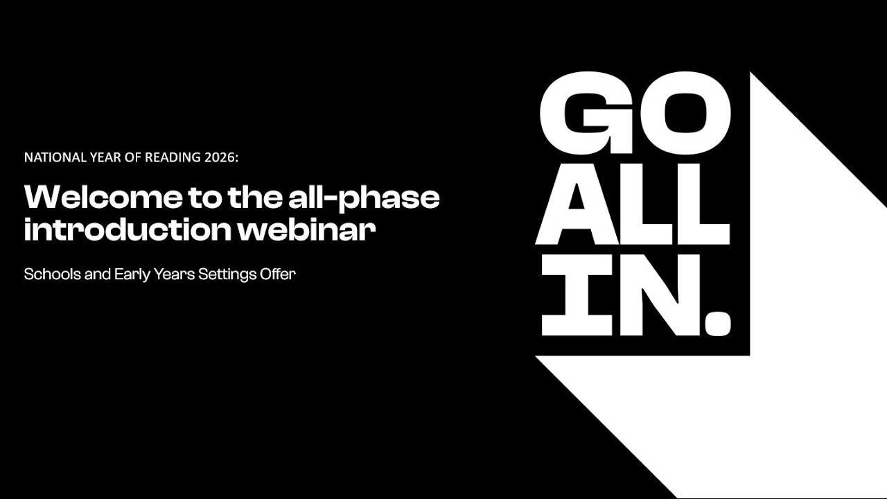 National Year of Reading: Schools & Early Years Settings Launch Webinar