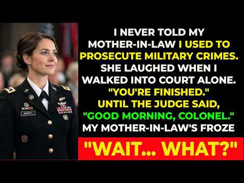 She Mocked Me in Court… Until the Judge Said, “Good Morning, Colonel”