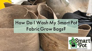 How Do I Wash My Smart Pot Fabric Grow Bags... in 4K!