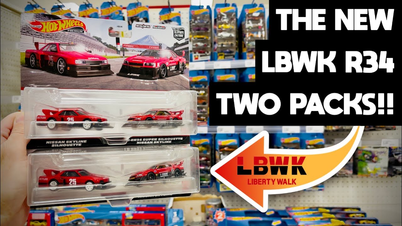 I FOUND THE NEW HOT WHEELS LIBERTY WALK NISSAN SKYLINE TWO PACKS