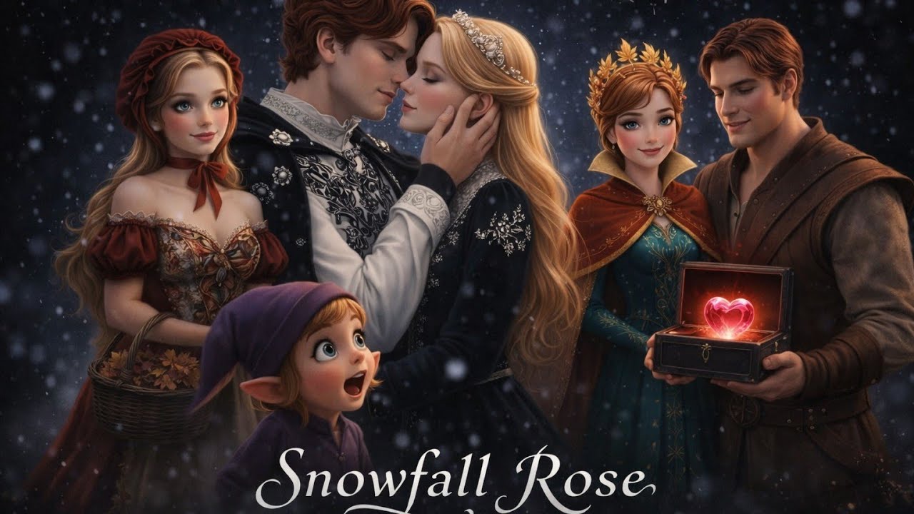 🪞 The Queen, The Mirror & The Cursed Rose🌹 A Rose of Snow & Blood |