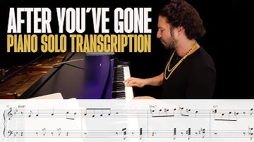 Emmet Cohen Transcription | After You