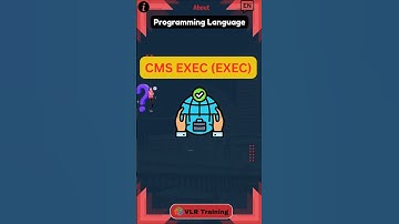 About CMS EXEC (EXEC) programming language