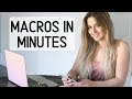 HOW TO CALCULATE MACRONUTRIENTS / MACROS EXPLAINED (FAT LOSS)